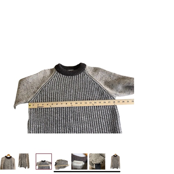 Aran Islands Knitwear Irish Knit New Wool Crewneck Sweater Unisex Size Small - Picture 4 of 6